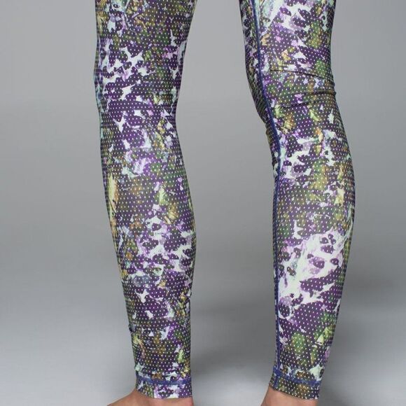 Lululemon Wunder Under Luxtreme Floral Leggings - Picture 2 of 7